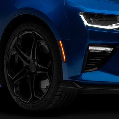 Raxiom 16-23 Chevrolet Camaro Axial Series LED Front and Rear Side Markers- Smoked