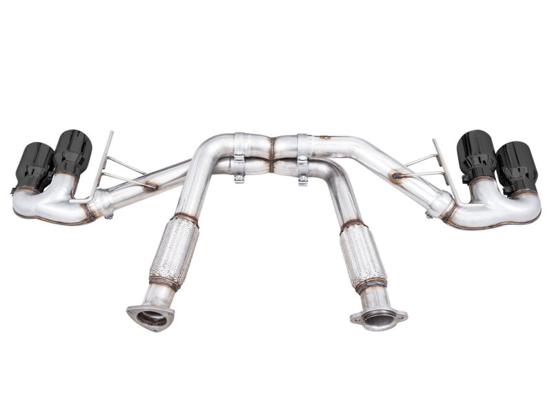 AWE Tuning 2020 Chevrolet Corvette (C8) Track Edition Exhaust - Quad Diamond Black Tips AWE Tuning 2020 Chevrolet Corvette (C8) Track Edition Exhaust - Quad Diamond Black Tips