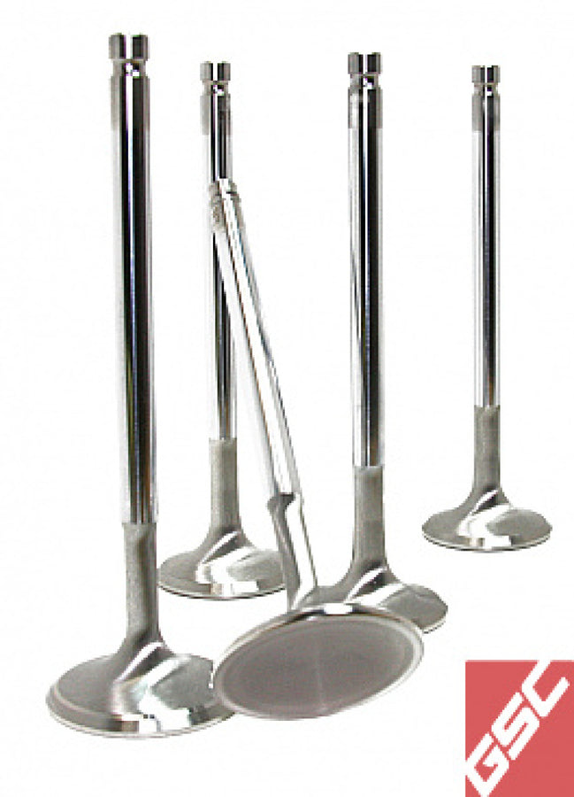 GSC P-D Subaru EJ207/EJ257 Chrome Polished Super Alloy Exhaust Valve - 33mm Head (+1mm) - Set of 50 GSC P-D Subaru EJ207/EJ257 Chrome Polished Super Alloy Exhaust Valve - 33mm Head (+1mm) - Set of 50