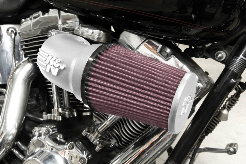 K&N 17-18 Harley-Davidson Touring Models Performance Air Intake System Silver K&N 17-18 Harley-Davidson Touring Models Performance Air Intake System Silver