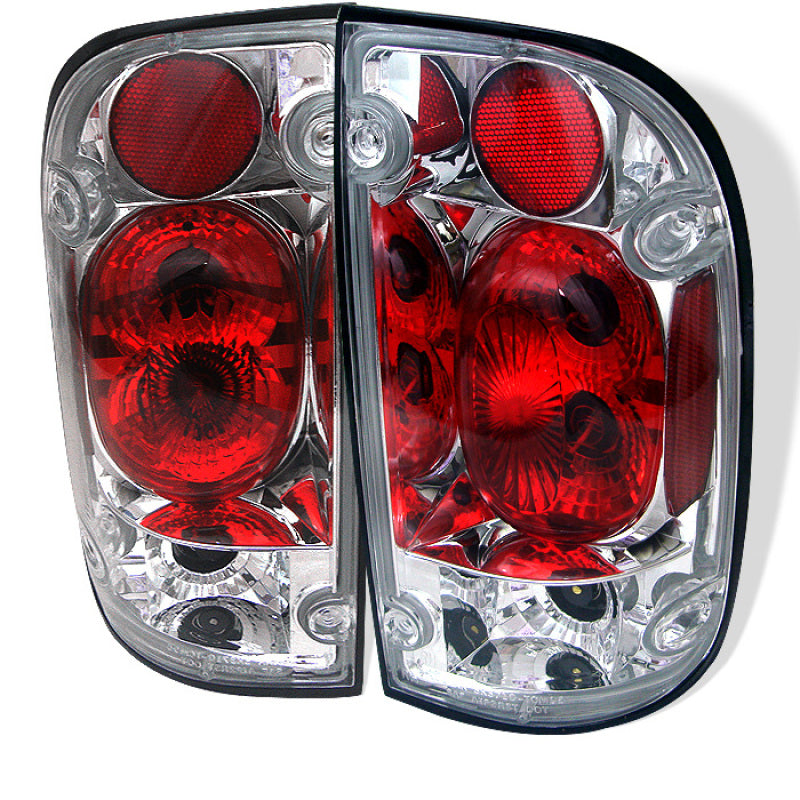 Spyder Toyota Tacoma 95-00 Euro Style Tail Lights Chrome ALT-YD-TT95-C Spyder Toyota Tacoma 95-00 Euro Style Tail Lights Chrome ALT-YD-TT95-C