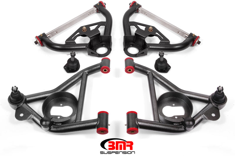 BMR 78-87 G-Body Upper And Lower A-Arm Kit - Black Hammertone BMR 78-87 G-Body Upper And Lower A-Arm Kit - Black Hammertone