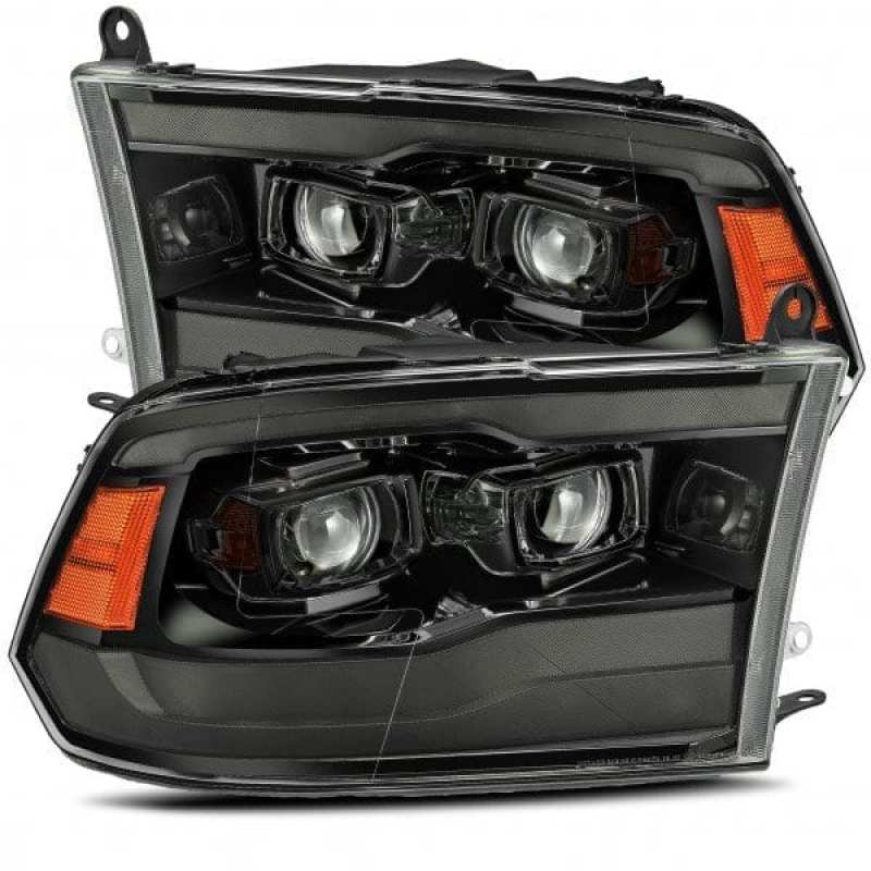 AlphaRex 09-18 Dodge Ram 1500 PRO-Series Projector Headlights Plank Style Alpha Blk w/Seq Signal/DRL AlphaRex 09-18 Dodge Ram 1500 PRO-Series Projector Headlights Plank Style Alpha Blk w/Seq Signal/DRL