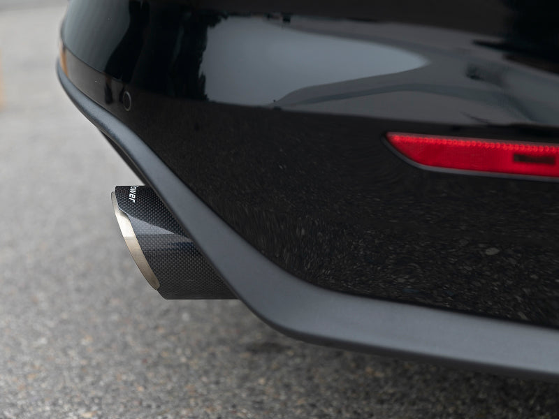 aFe MACH Force Xp SS Axle Back Exhaust System w/ Carbon Fiber Tips 15-17 Ford Mustang GT V8-5.0L aFe MACH Force Xp SS Axle Back Exhaust System w/ Carbon Fiber Tips 15-17 Ford Mustang GT V8-5.0L