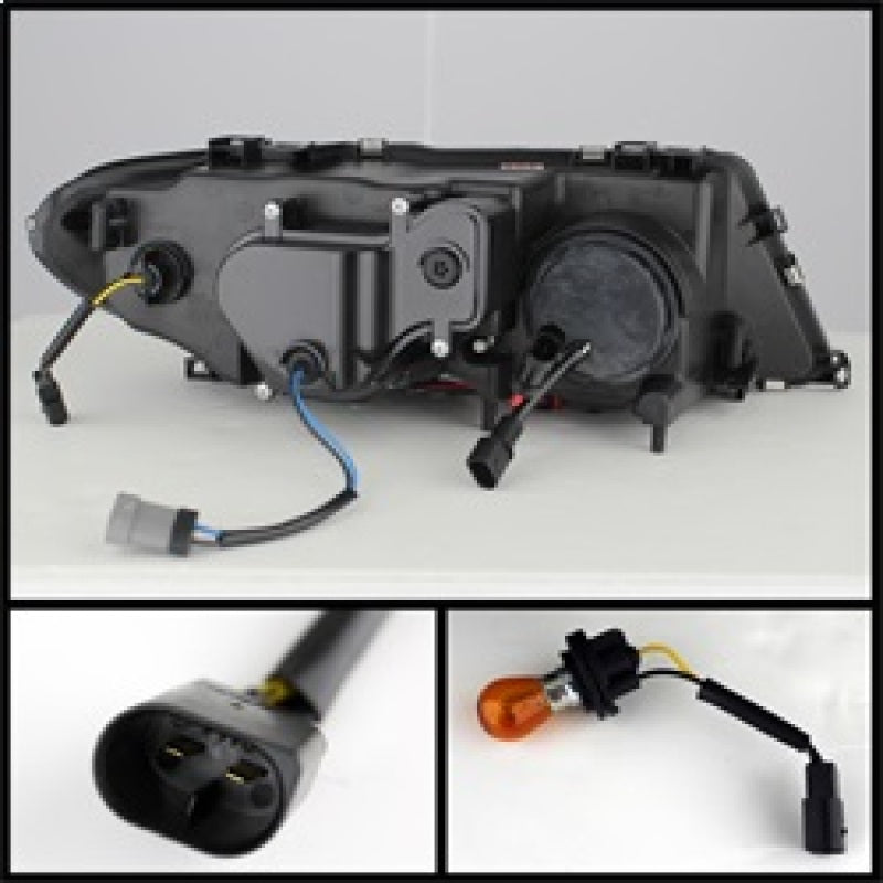 Spyder BMW E46 3-Series 04-06 2 DR Projector Halogen Model- LED Halo Blk PRO-YD-BMWE4604-2DR-HL-BK Spyder BMW E46 3-Series 04-06 2 DR Projector Halogen Model- LED Halo Blk PRO-YD-BMWE4604-2DR-HL-BK