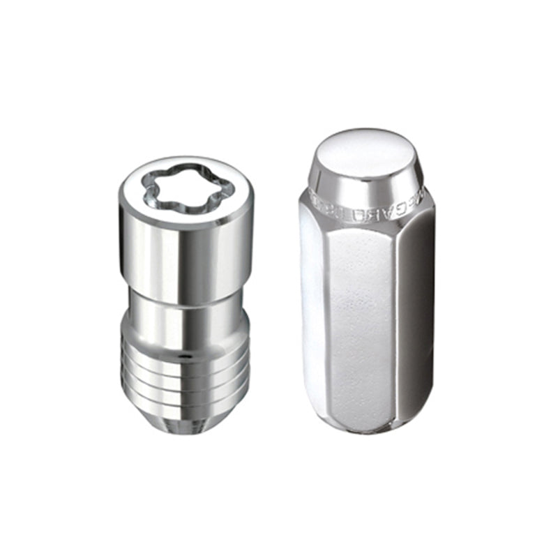 McGard 6 Lug Hex Install Kit w/Locks (Cone Seat Nut) M14X1.5 / 22mm Hex / 1.945in. Length - Chrome McGard 6 Lug Hex Install Kit w/Locks (Cone Seat Nut) M14X1.5 / 22mm Hex / 1.945in. Length - Chrome