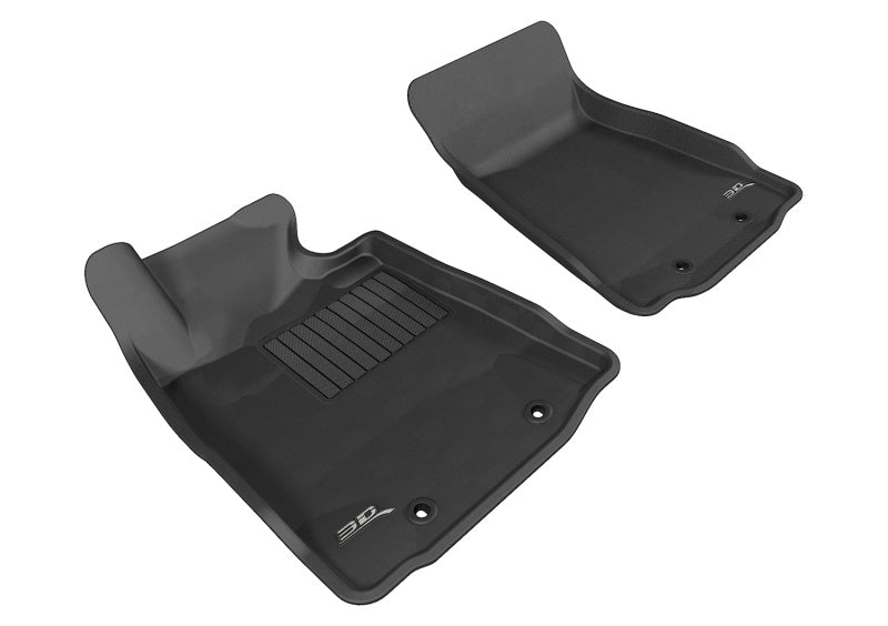 3D MAXpider 2009-2019 Nissan 370Z Kagu 1st Row Floormat - Black 3D MAXpider 2009-2019 Nissan 370Z Kagu 1st Row Floormat - Black