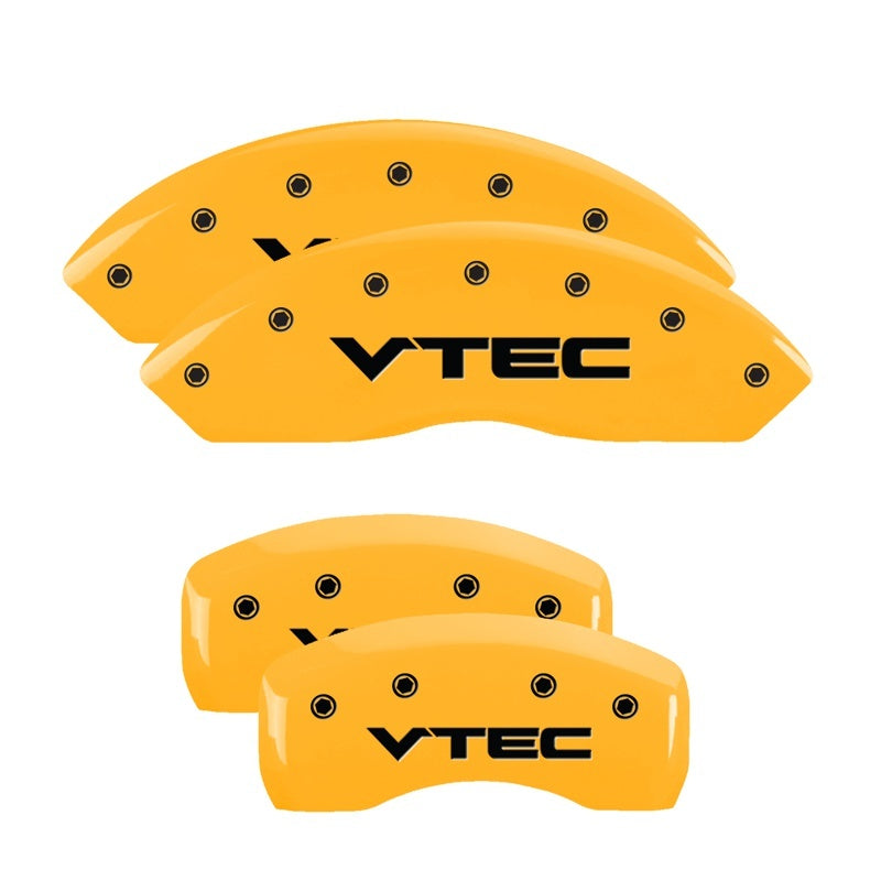 MGP 4 Caliper Covers Engraved Front & Rear Vtech Yellow finish black ch MGP 4 Caliper Covers Engraved Front & Rear Vtech Yellow finish black ch