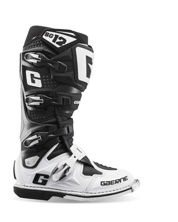 Gaerne SG12 Boot Black/White Size - 11 Gaerne SG12 Boot Black/White Size - 11