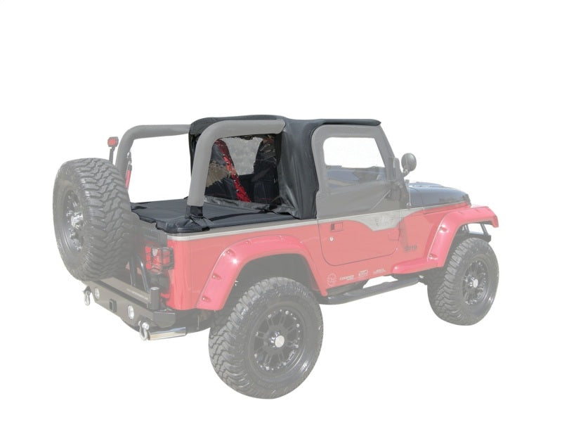 Rampage 1997-2002 Jeep Wrangler(TJ) Cab Soft Top And Tonneau Cover - Black Denim Rampage 1997-2002 Jeep Wrangler(TJ) Cab Soft Top And Tonneau Cover - Black Denim