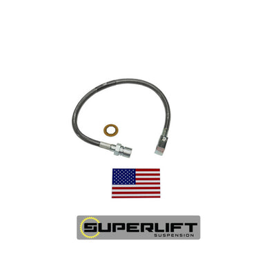 Superlift 71-87 GM Pickup/71-91 Blazer/Suburban w/ 4-6in Lift Kit (Single) Bullet Proof Brake Hose
