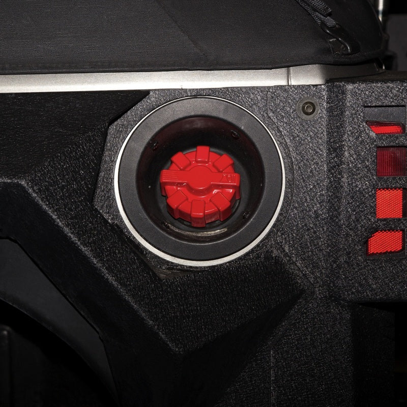 Rugged Ridge 07-20 Jeep Wrangler JK/JL / 2020 Gladiator JT Red Aluminum Elite Fuel Cap Rugged Ridge 07-20 Jeep Wrangler JK/JL / 2020 Gladiator JT Red Aluminum Elite Fuel Cap