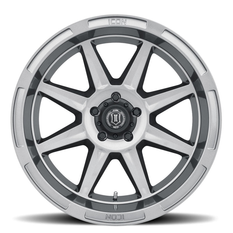 ICON Bandit 20x10 5x5 -24mm 4.5in BS 71.50mm Bore Gun Metal Wheel ICON Bandit 20x10 5x5 -24mm 4.5in BS 71.50mm Bore Gun Metal Wheel