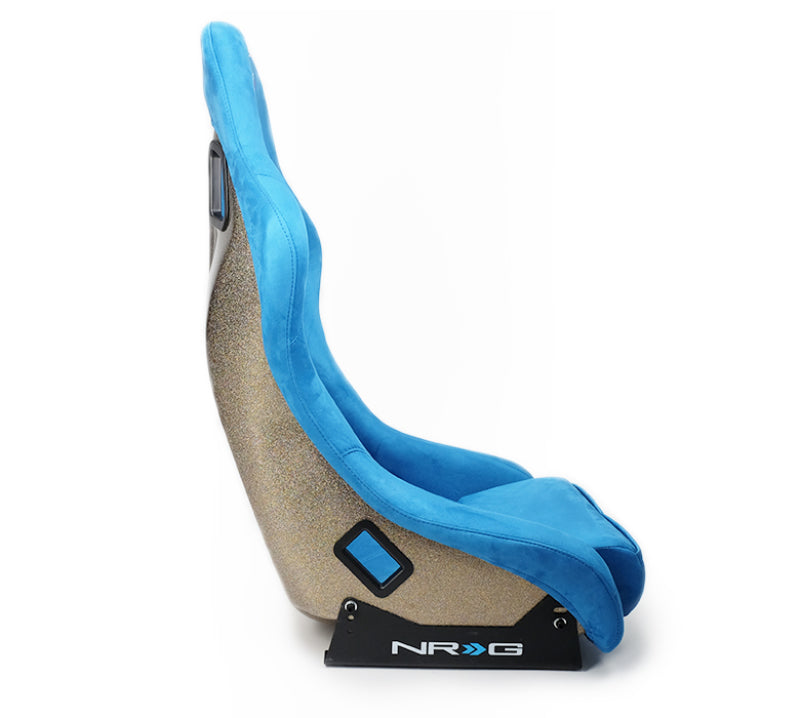 NRG FRP Bucket Seat ULTRA Edition - Medium (Blue Alcantara/Pearlized Back) NRG FRP Bucket Seat ULTRA Edition - Medium (Blue Alcantara/Pearlized Back)