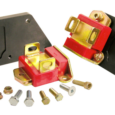 Prothane Chevy LS1 Motor Mount Adapter Kit - Red