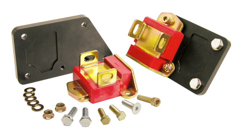 Prothane Chevy LS1 Motor Mount Adapter Kit - Red Prothane Chevy LS1 Motor Mount Adapter Kit - Red