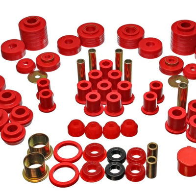Energy Suspension 80-96 Ford F150 Std/Extra Cab Pickup Red Hyper-Flex Master Bushing Set
