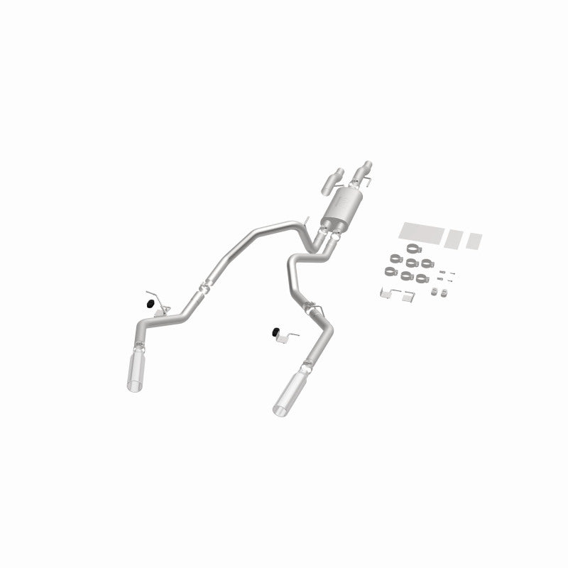 MagnaFlow 11 Ford F-150 3.7L/5.0L/6.2L SS Catback Exhaust Dual Split Rear Exit w/ 3.5in SS Tips MagnaFlow 11 Ford F-150 3.7L/5.0L/6.2L SS Catback Exhaust Dual Split Rear Exit w/ 3.5in SS Tips