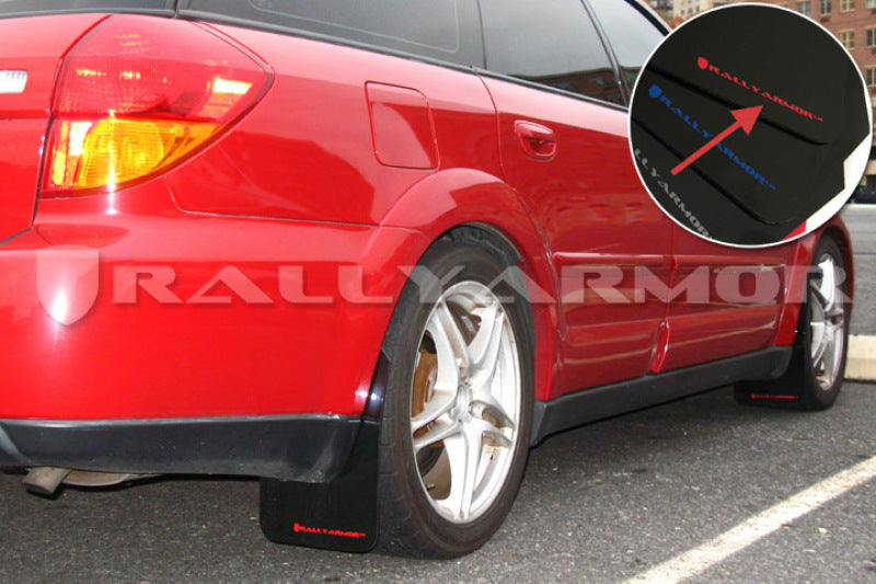Rally Armor 05-09 Subaru Legacy / Outback Black UR Mud Flap w/Red Logo Rally Armor 05-09 Subaru Legacy / Outback Black UR Mud Flap w/Red Logo