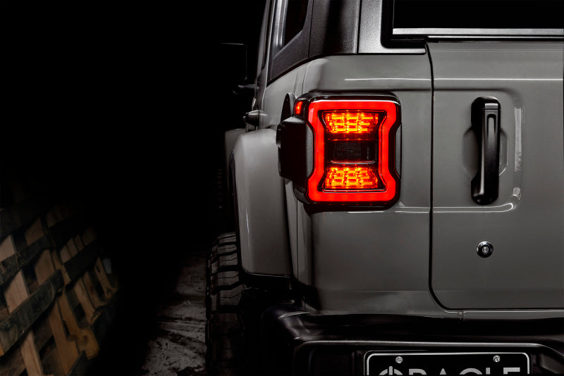 Oracle Jeep Wrangler JL Black Series LED Tail Lights SEE WARRANTY Oracle Jeep Wrangler JL Black Series LED Tail Lights SEE WARRANTY