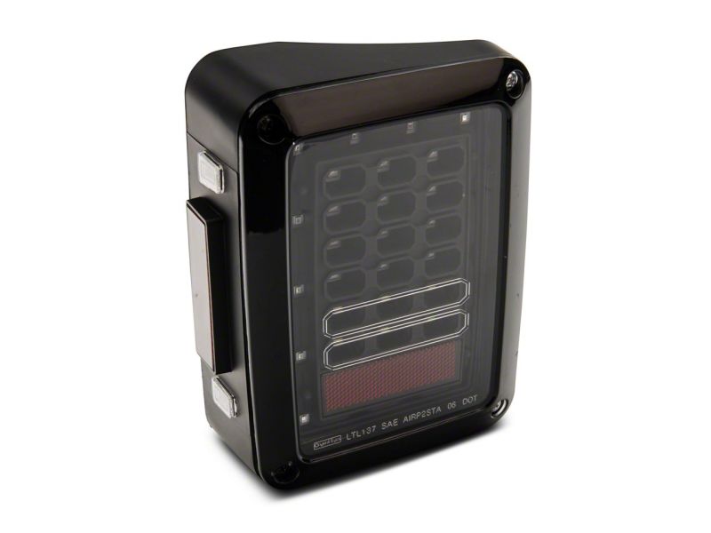 Raxiom 07-18 Jeep Wrangler JK Axial Series LED Tail Lights- Blk Housing (Clear Lens) Raxiom 07-18 Jeep Wrangler JK Axial Series LED Tail Lights- Blk Housing (Clear Lens)