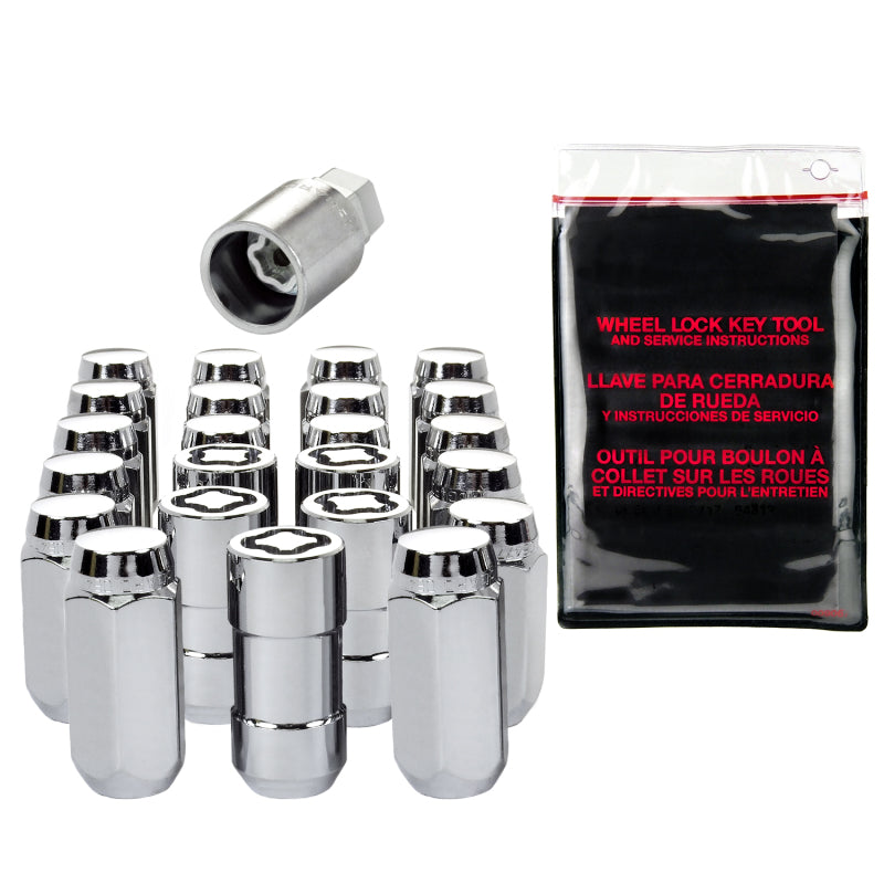 McGard SplineDrive Tuner 23-PC Jeep JL Install Kit w/Locks & Tool (Cone) M14X1.5 / 22m Hex - Chrome McGard SplineDrive Tuner 23-PC Jeep JL Install Kit w/Locks & Tool (Cone) M14X1.5 / 22m Hex - Chrome