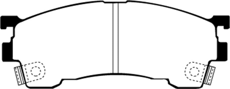 EBC 93-97 Ford Probe 2.0 16v Yellowstuff Front Brake Pads EBC 93-97 Ford Probe 2.0 16v Yellowstuff Front Brake Pads