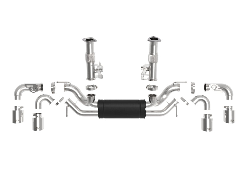 aFe MACH Force-Xp 3in to 2-1/2in 304SS Cat-Back 2020 Chevy Corvette (C8) 6.2L - Polished Tip aFe MACH Force-Xp 3in to 2-1/2in 304SS Cat-Back 2020 Chevy Corvette (C8) 6.2L - Polished Tip