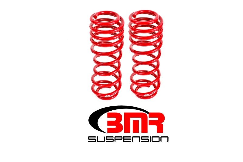 BMR 05-14 S197 Mustang GT/GT500 Rear Handling Version Lowering Springs - Red BMR 05-14 S197 Mustang GT/GT500 Rear Handling Version Lowering Springs - Red