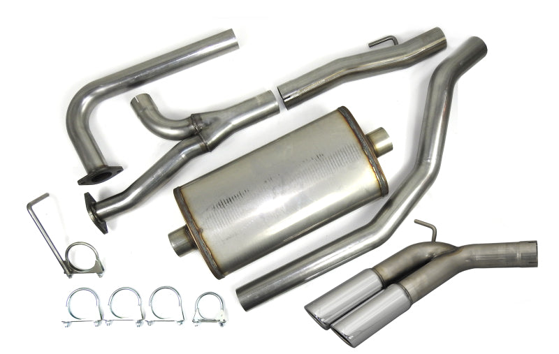 JBA 04-20 Nissan Titan 5.6L 409SS Pass Side Dual Exit Cat-Back Exhaust JBA 04-20 Nissan Titan 5.6L 409SS Pass Side Dual Exit Cat-Back Exhaust