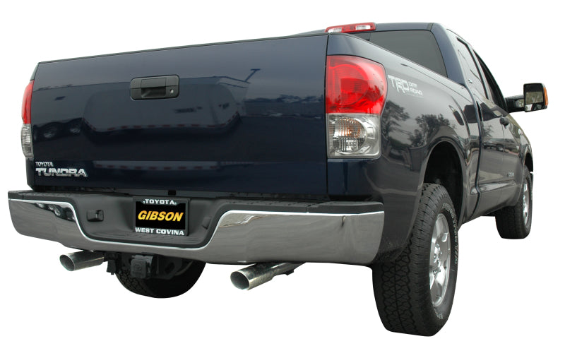 Gibson 07-19 Toyota Tundra Limited 5.7L 2.5in Cat-Back Dual Split Exhaust - Stainless Gibson 07-19 Toyota Tundra Limited 5.7L 2.5in Cat-Back Dual Split Exhaust - Stainless