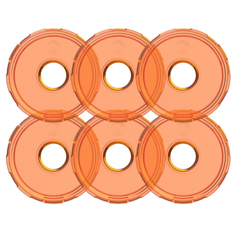 KC HiLiTES Cyclone V2 LED - Replacement Lens - Amber - 6-PK KC HiLiTES Cyclone V2 LED - Replacement Lens - Amber - 6-PK