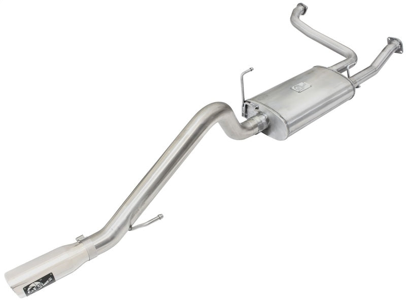 aFe MACHForce XP Exhaust Cat-Back 2.5/3in SS-409 w/ Polished Tip 05-15 Nissan Xterra V6 4.0L aFe MACHForce XP Exhaust Cat-Back 2.5/3in SS-409 w/ Polished Tip 05-15 Nissan Xterra V6 4.0L