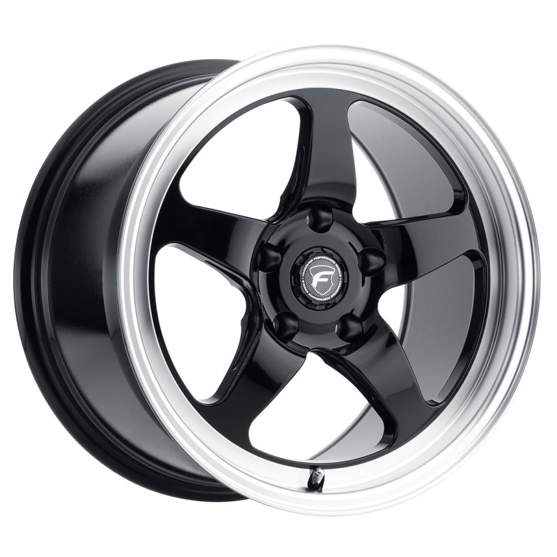 Forgestar D5 Drag 18x5.0 / 5x115 BP / ET-37 / 1.5in BS Gloss Black Wheel Forgestar D5 Drag 18x5.0 / 5x115 BP / ET-37 / 1.5in BS Gloss Black Wheel