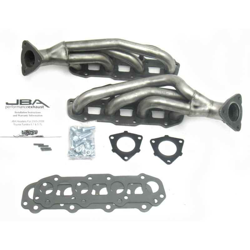 JBA 05-07 Toyota 4.7L V8 1-1/2in Primary Raw 409SS Cat4Ward Header JBA 05-07 Toyota 4.7L V8 1-1/2in Primary Raw 409SS Cat4Ward Header
