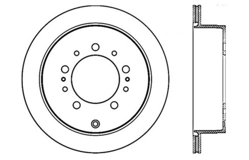 StopTech Drilled SportStop Cryo Rotor - Right StopTech Drilled SportStop Cryo Rotor - Right