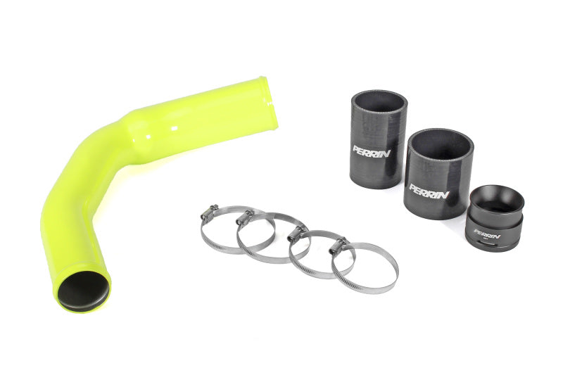 Perrin 2022+ Subaru WRX Charge Pipe - Neon Yellow Perrin 2022+ Subaru WRX Charge Pipe - Neon Yellow