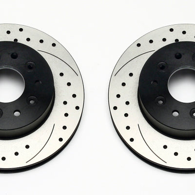 Wilwood Rotor Kit Front-Drilled 65-82 Corvette C2/C3 (1Pc Rotors)