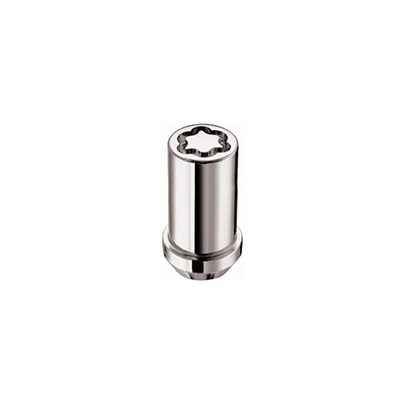 McGard Wheel Lock Nut Set - 4pk. (Tuner / Cone Seat) M14X1.5 / 1in. Hex / 1.935in. Length - Chrome McGard Wheel Lock Nut Set - 4pk. (Tuner / Cone Seat) M14X1.5 / 1in. Hex / 1.935in. Length - Chrome