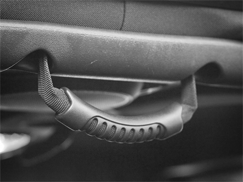Rugged Ridge Rear Side Grab Handles Black 07-18 Jeep Wrangler Unlimited JK Rugged Ridge Rear Side Grab Handles Black 07-18 Jeep Wrangler Unlimited JK
