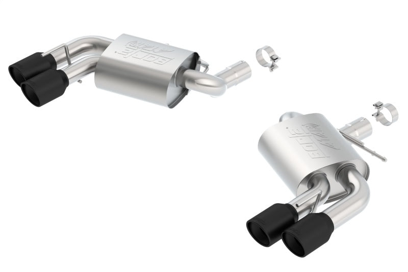 Borla 16-18 Chevy Camaro V8 SS AT/MT ATAK Rear Section Exhaust w/o Dual Mode Valves Ceramic Black Borla 16-18 Chevy Camaro V8 SS AT/MT ATAK Rear Section Exhaust w/o Dual Mode Valves Ceramic Black
