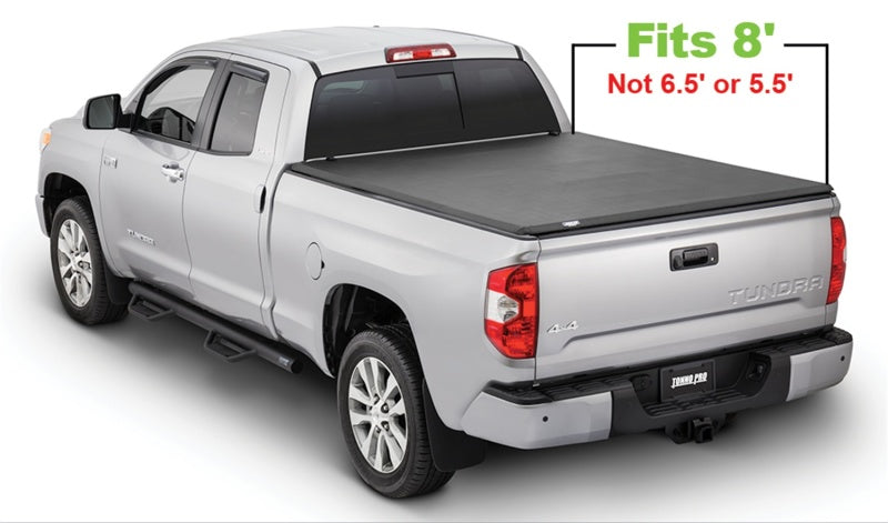 Tonno Pro 14-19 Toyota Tundra 8ft Fleetside Tonno Fold Tri-Fold Tonneau Cover Tonno Pro 14-19 Toyota Tundra 8ft Fleetside Tonno Fold Tri-Fold Tonneau Cover