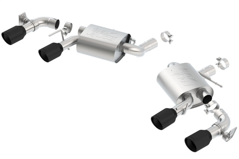 Borla 2016 Chevy Camaro V8 SS AT/MT ATAK Rear Section Exhaust w/ Dual Mode Valves Ceramic Black Borla 2016 Chevy Camaro V8 SS AT/MT ATAK Rear Section Exhaust w/ Dual Mode Valves Ceramic Black