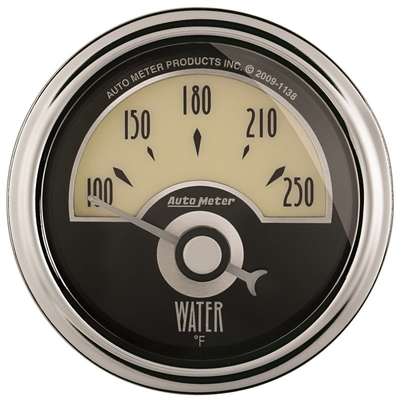 AutoMeter Gauge Water Temp 2-1/16in. 250 Deg. F Elec Cruiser Ad AutoMeter Gauge Water Temp 2-1/16in. 250 Deg. F Elec Cruiser Ad