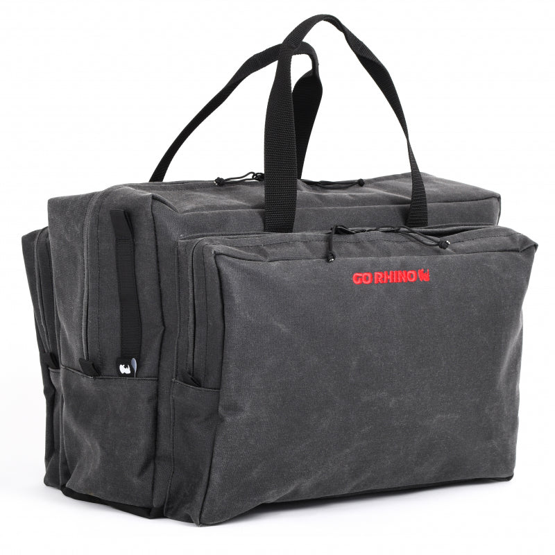 Go Rhino XVenture Gear Bag - Large (13x14x22in. Closed) 12oz Waxed Canvas - Black Go Rhino XVenture Gear Bag - Large (13x14x22in. Closed) 12oz Waxed Canvas - Black