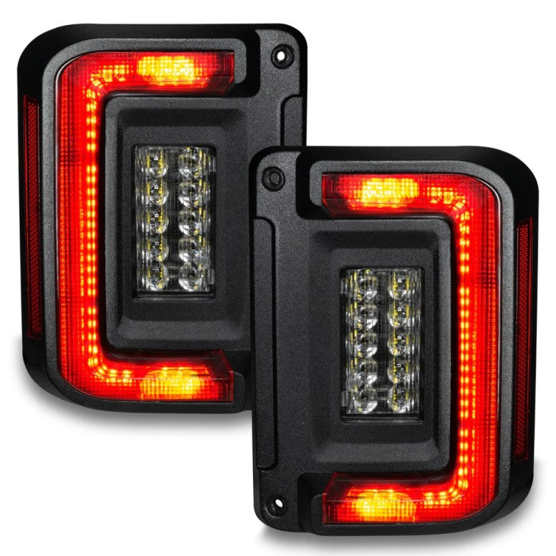 Oracle 07-17 Jeep Wrangler JK Flush Mount LED Tail Lights - Tinted SEE WARRANTY Oracle 07-17 Jeep Wrangler JK Flush Mount LED Tail Lights - Tinted SEE WARRANTY