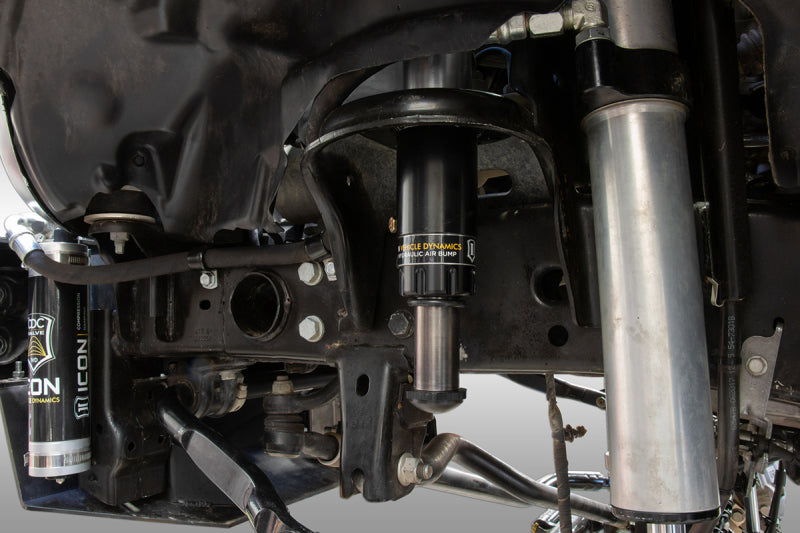 ICON 2020+ Jeep Gladiator JT / 2007+ Jeep Wrangler JK/JL Front Hyd Bump Stop Kit ICON 2020+ Jeep Gladiator JT / 2007+ Jeep Wrangler JK/JL Front Hyd Bump Stop Kit