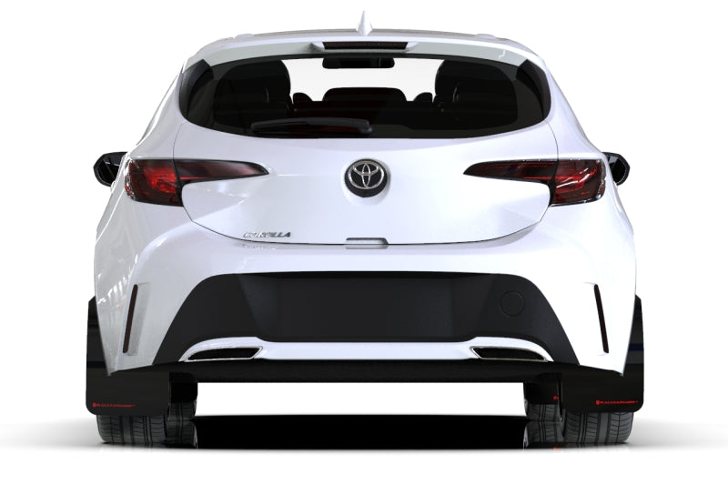 Rally Armor 18-24 Toyota Corolla Hatchback Red UR Mud Flap w/White Logo Rally Armor 18-24 Toyota Corolla Hatchback Red UR Mud Flap w/White Logo