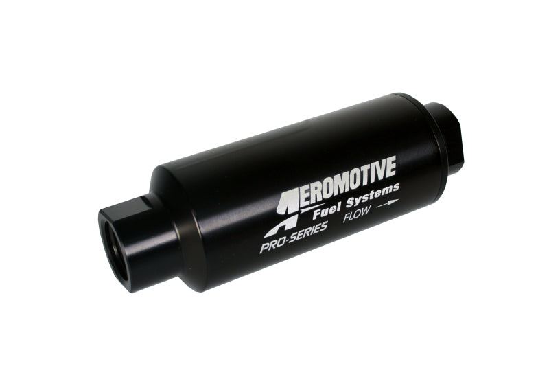 Aeromotive Pro-Series In-Line Fuel Filter - AN-12 - 100 Micron SS Element Aeromotive Pro-Series In-Line Fuel Filter - AN-12 - 100 Micron SS Element