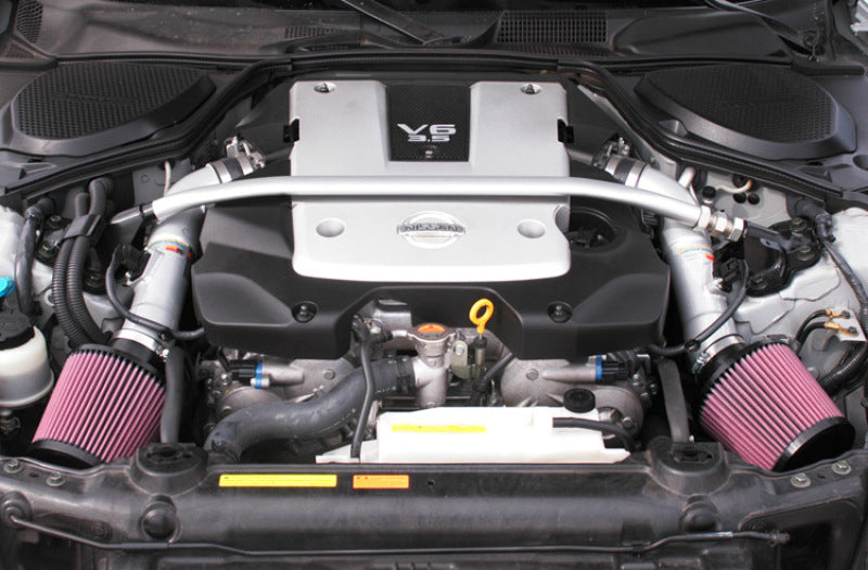 K&N 07-08 350z Dual Silver Typhoon Short Ram Intake K&N 07-08 350z Dual Silver Typhoon Short Ram Intake